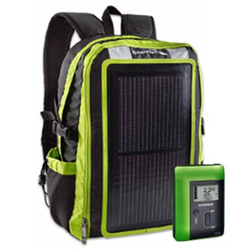 Solar Rucksack grün mit M5
